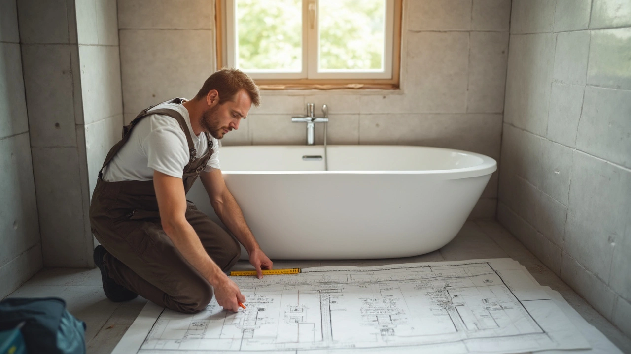 Optimale Montagehöhe für Wasseranschlüsse hinter der Badewanne: Tipps & Standards