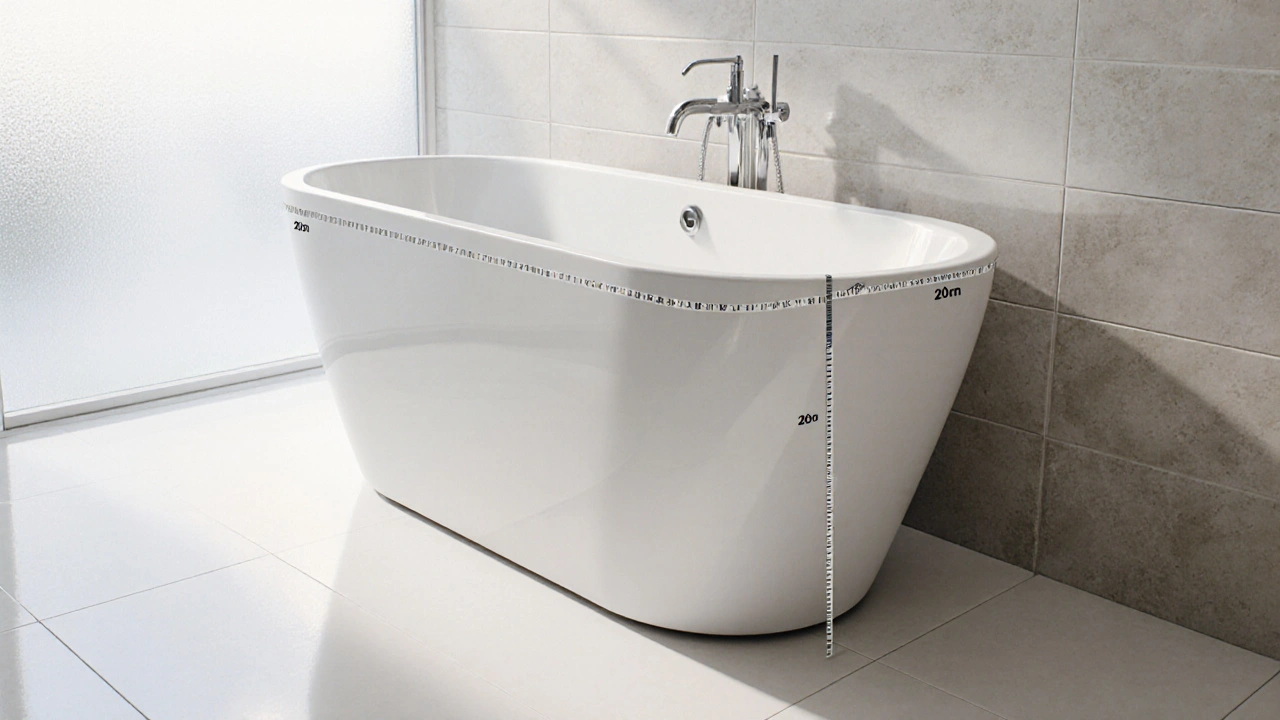 Mindestabstand für Badewannen: Alles, was Sie wissen müssen