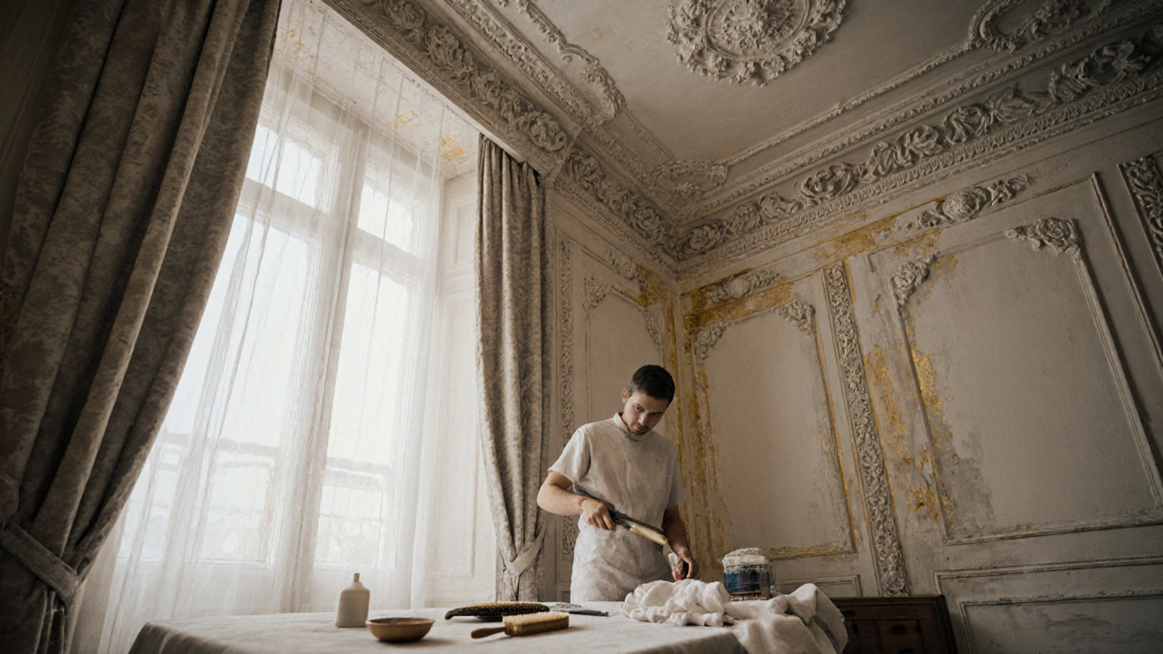 Innenraumgestaltung im Denkmal: Stuck, Dielen und Türen richtig restaurieren