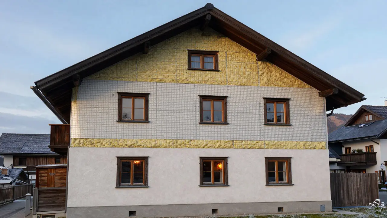 Fassadendämmung: So reduzieren Sie Wärmeverluste am Gebäude und sparen Heizkosten