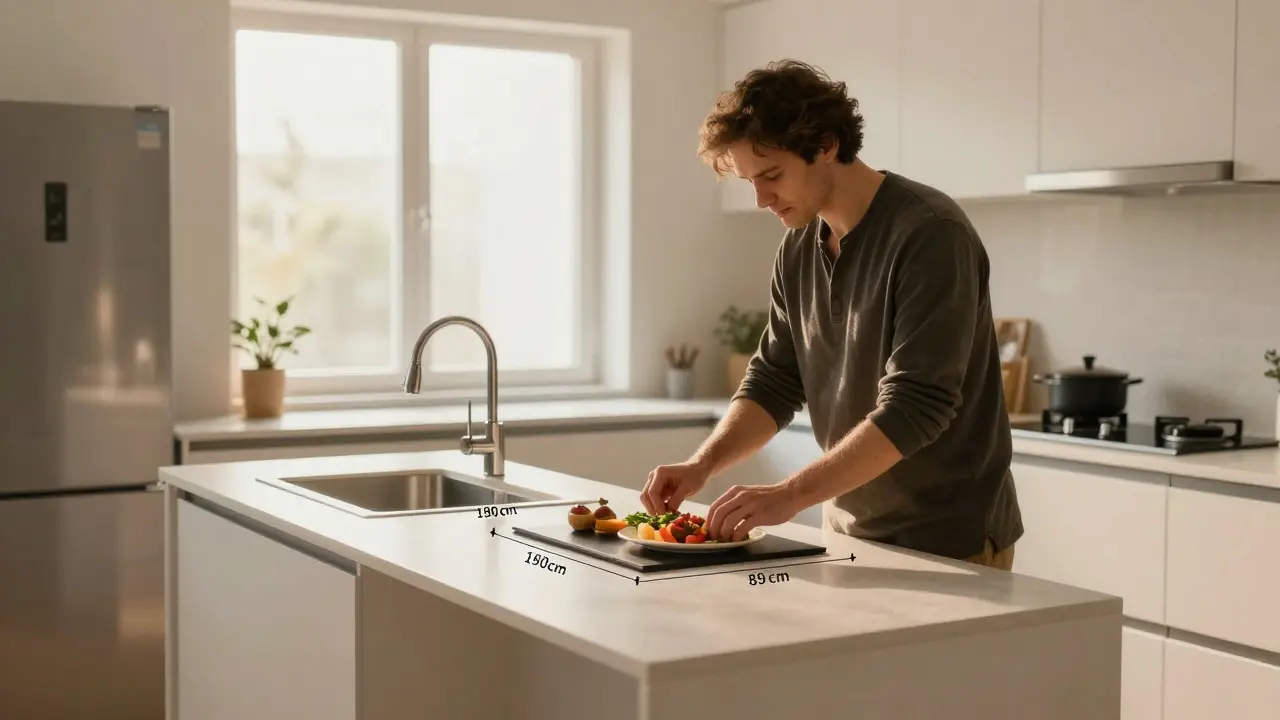 Die richtige Küchengröße planen: Abstände und Ergonomie in der Küche
