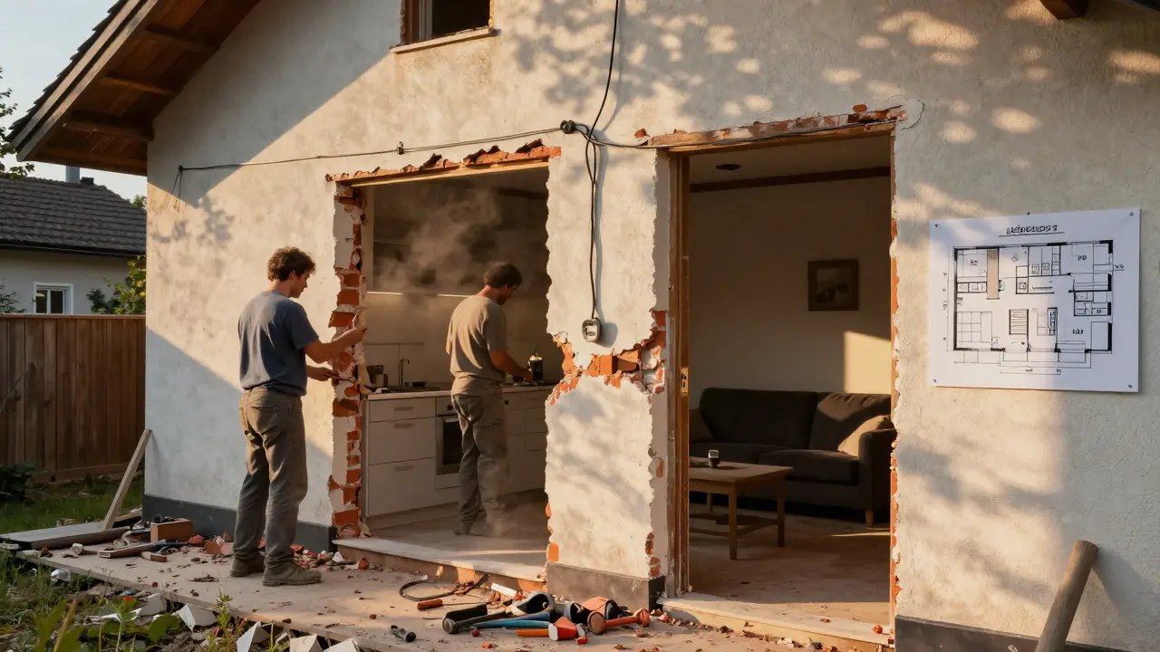 Großzügiger Umbau im Einfamilienhaus: Wände entfernen, Grundriss verändern - Kosten, Planung und Praxis