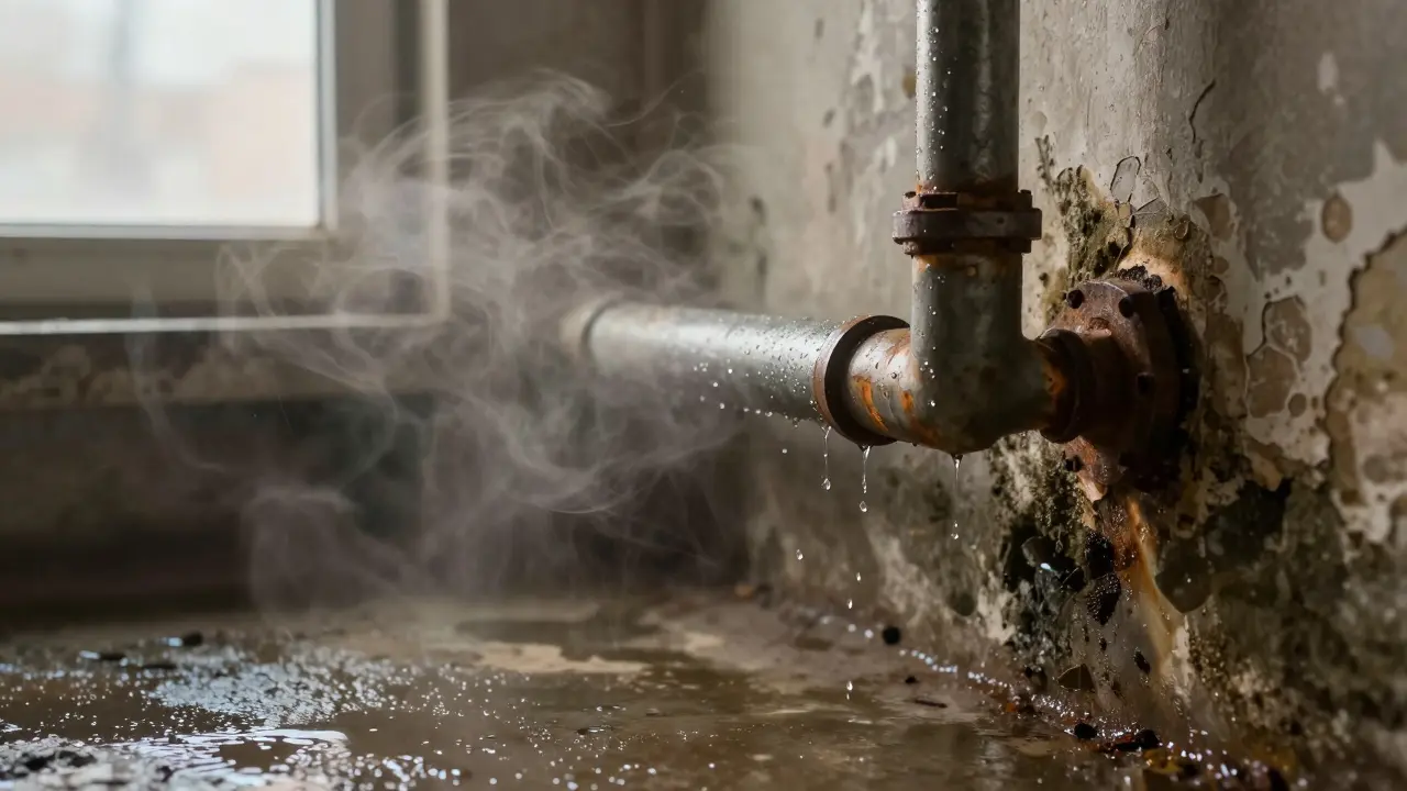 Kondenswasser an Kaltwasserleitungen: So setzen Sie die Dämmung nach und verhindern Schimmel