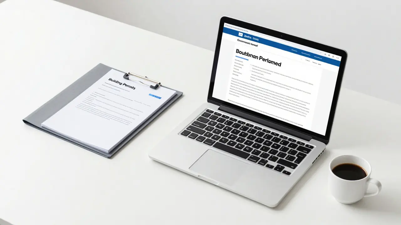 Digitaler Antrag für eine Werbeanlage auf einem Tablet in einem modernen Büro.