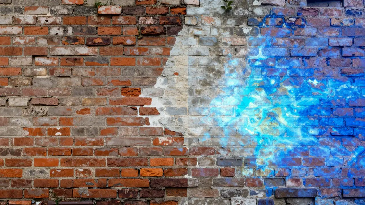 Vergleich von sichtbarer Wand und versteckten Wärmeverlusten