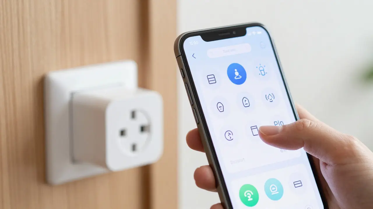 Smart-Home-Geräte wie Thermostat und Sensor ohne Verkabelung