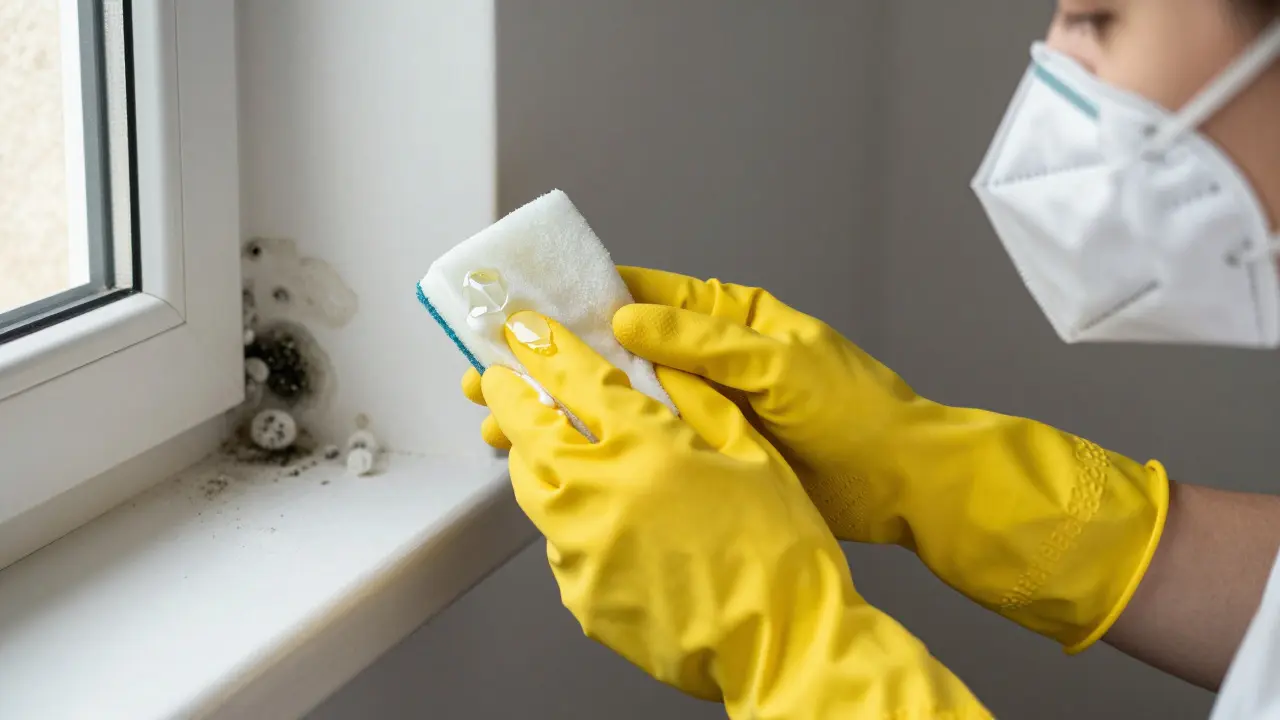 Schimmel entfernen: Schritt-für-Schritt Anleitung im Wohnraum