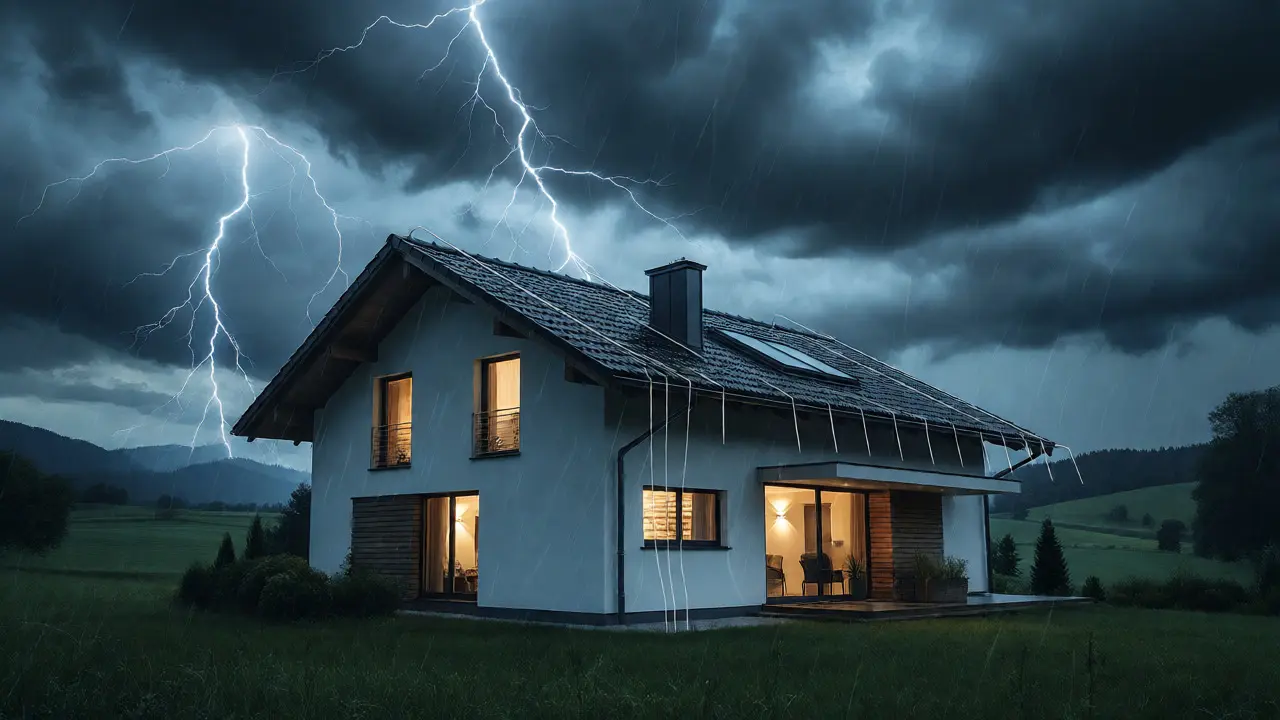 Blitzschutz am Einfamilienhaus: Pflicht, Aufbau & Wartung