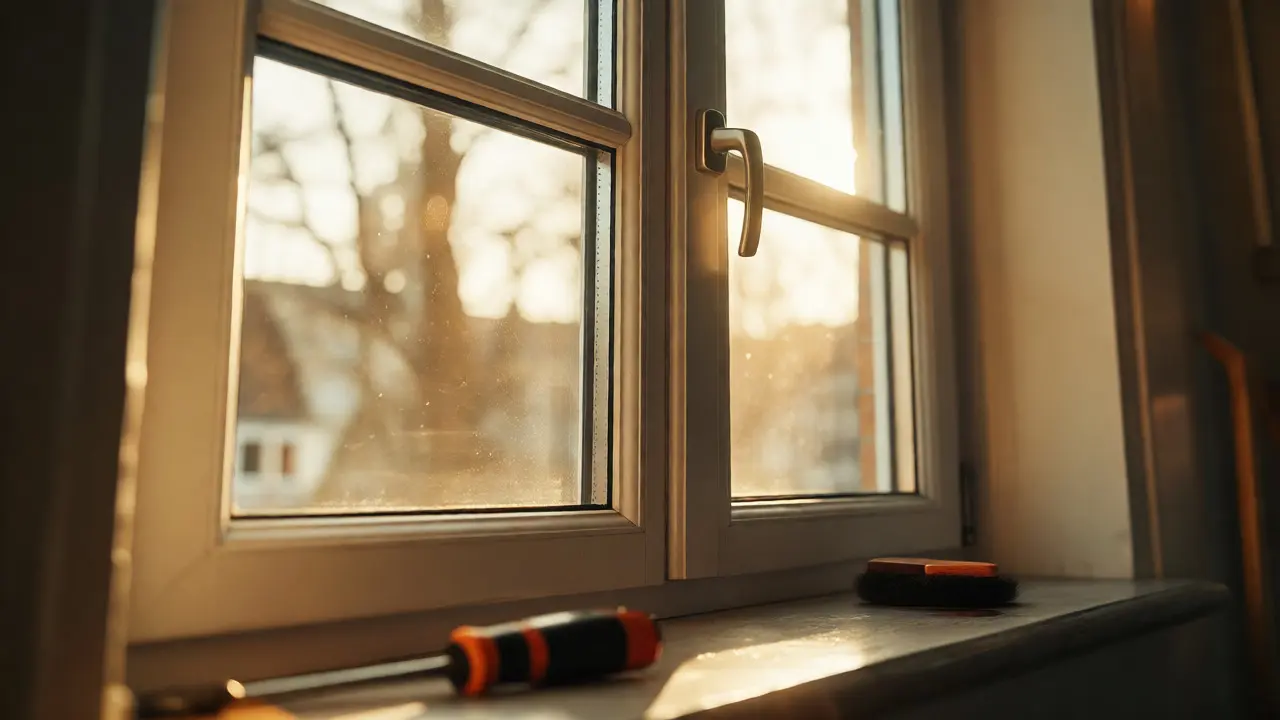 Ein perfekt justiertes Fenster schließt bündig und lässt Licht herein.